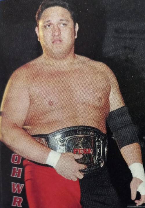 Samoa Joe como Campeón Pure ROH en 2005