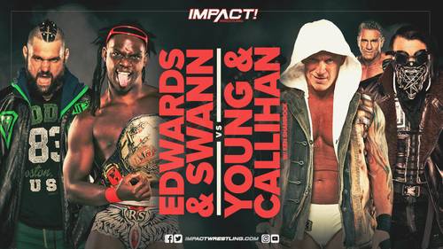 Eddie Edwards y Rich Swann vs. Eric Young y Sami Callihan en el episodio de Impact Wrestling del 3 de noviembre de 2020 - Anthem Sports & Entertainment