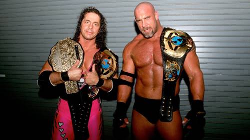 Goldberg vs Bret Hart WWE WCW