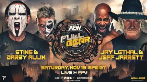 Sting y Darby Allin vs Jeff Jarrett y Jay Lethal para AEW Full Gear 2022