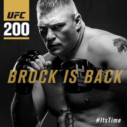 Brock Lesnar Regresa en UFC 200
