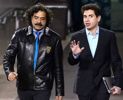 Shahid Khan con su hijo Tony Khan / StarsUnfolded