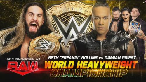 Seth Rollins vs Damian Priest