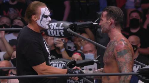 aew all out 2021 sting cm punk