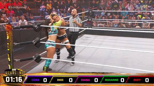 Roxanne Perez y Zoey Stark en NXT Deadline