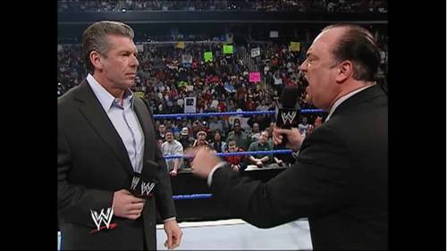Vince McMahon desaprueba a Paul Heyman