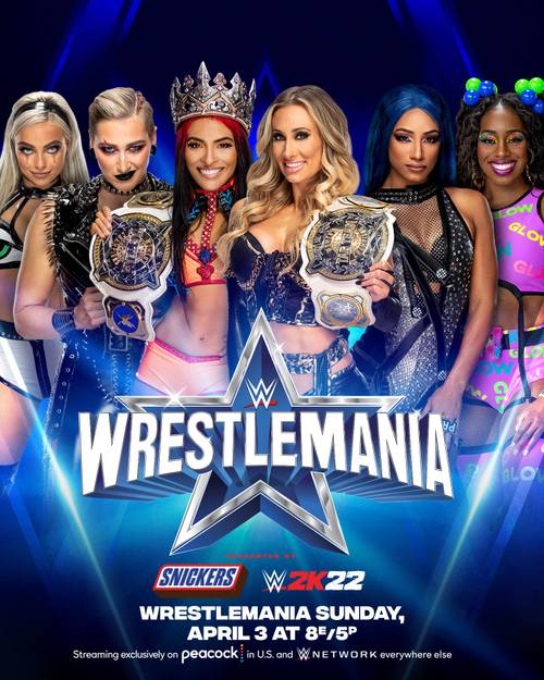 Carmella y Queen Zelina vs. Sasha Banks y Naomi vs. Liv Morgan y Rhea Ripley en WrestleMania 38