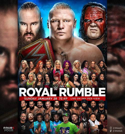 WWE Royal Rumble 2018 / Facebook.com/four3four