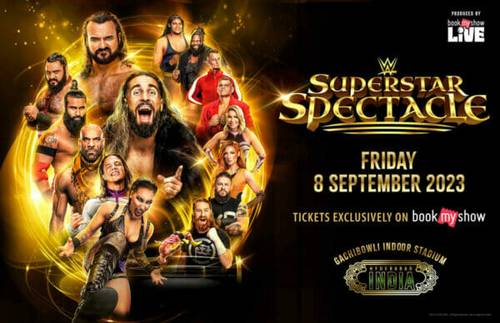 Cartel provisional de WWE Superstar Spectacle: El cartel del espectacular evento de superestrellas.