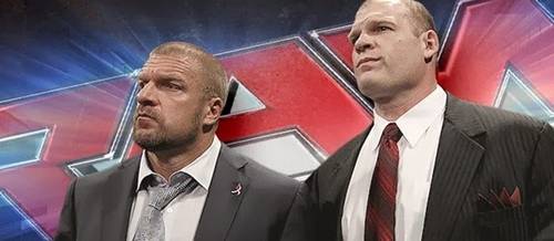 Triple H y Kane Corporativo - imagen por WWE.COM