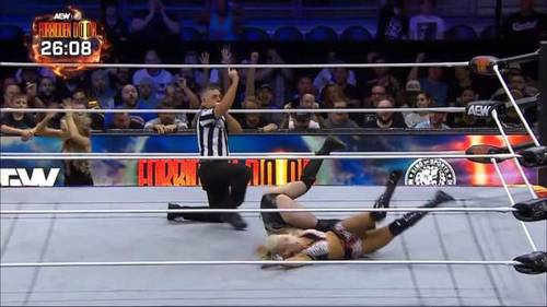 Saraya vs. Mariah May por el Torneo Owen Hart en el PPV AEWxNJPW Forbidden Door 2024 (30.06.2024) - Foto JL Rodríguez Katokungfú - AEW