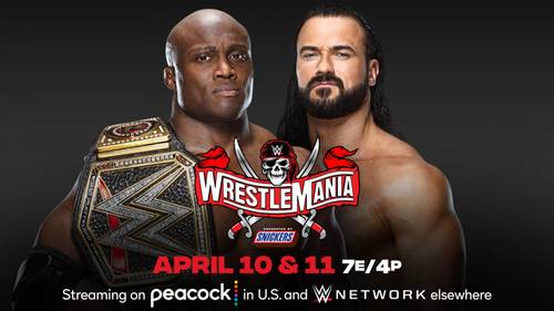 Bobby Lashley vs. Drew McIntyre por el Campeonato WWE en WWE WrestleMania 37 (15/03/2021) / WWE