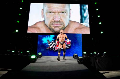 Triple H en un WWE Live! (2016) / Twitter.com/MLSELIVE