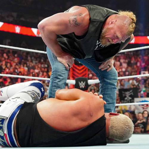 WWE Raw 17 Jul 2023 Brock Lesnar vs Cody