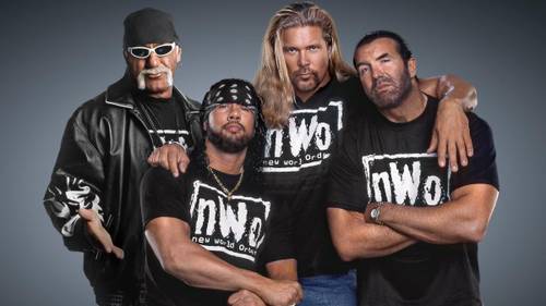 Miembros originales de nWo: Scott Hall, Kevin Nash, Hulk Hogan y Sean Waltman