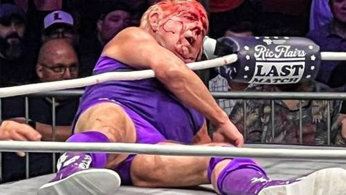 Ric Flair en su ultima lucha