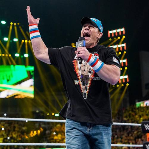 John Cena en el evento premium Money in the Bank 2023 en Londres, Inglaterra (01/07/2023) / WWE
