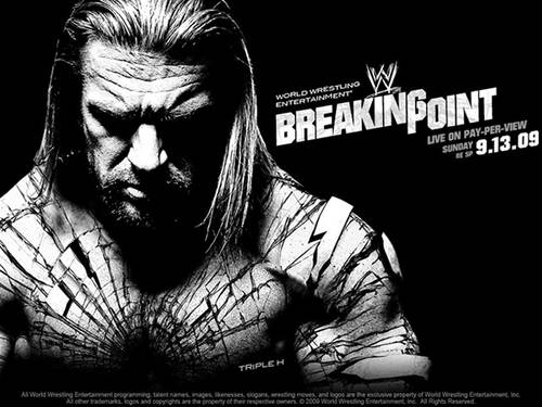 Póster oficial WWE Breaking Point 2009 / wwe.com