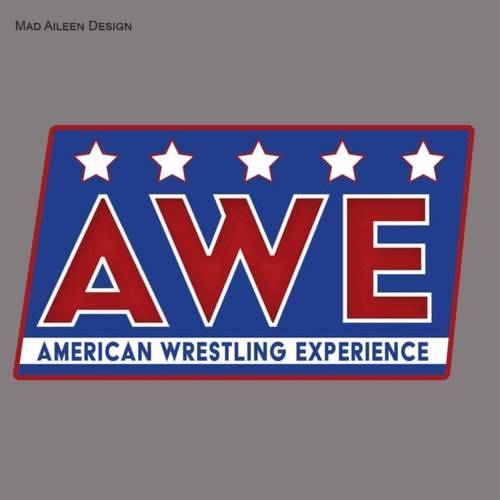Superluchas - Última llamada: logotipo de Awe American Wrestling Experience.