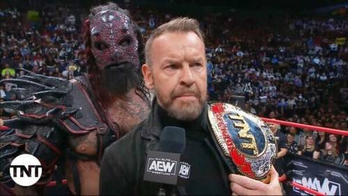 Christian Cage y Luchasaurus AEW