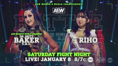 Britt Baker vs. Riho para AEW Battle of the Belts - AEW