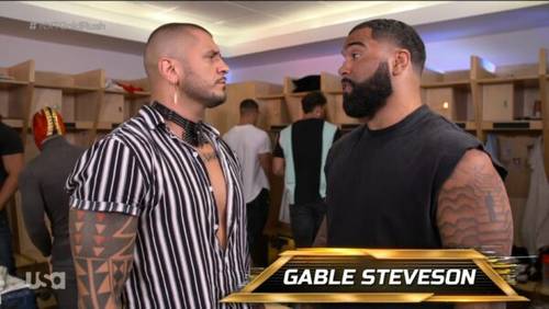 Gable Steveson y Eddy Thorpe en WWE NXT 20 de junio 2023