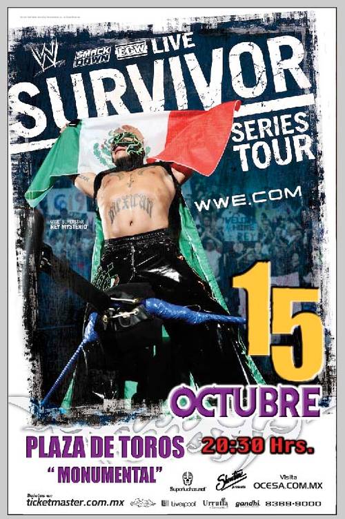 WWE Survivor Series Tour México 2009 - Monterrey - Puebla - México DF