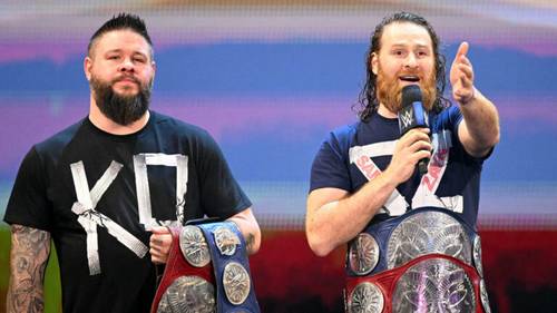 Kevin Owens y Sami Zayn como Campeones Unificados de Parejas WWE en SmackDown (16/06/2023) / WWE