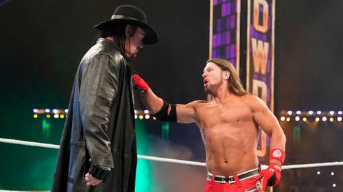 The Undertaker y AJ Styles carean en WWE Super ShowDown 2020 (27/02/2020) / WWE AJ Styles y The Undertaker