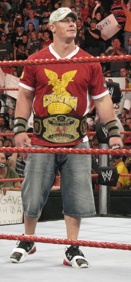 John Cena en Monday Night Raw desde Richmond, Virginia 2008 / Photo by Dash - Creative Commons