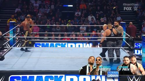 WWE SmackDown 23 de febrero de 2024 004 The Street Profits vs Authors of Pain