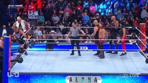 The OC vs Alpha Academy y Baron Corbin en WWE RAW 5 de diciembre 2022