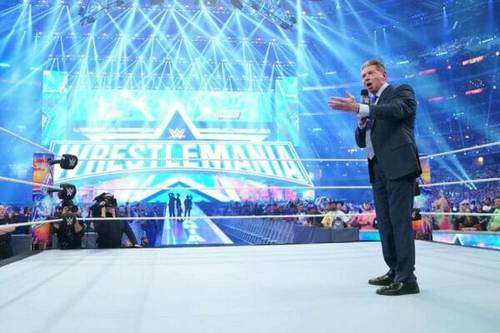 Vince McMahon en WrestleMania 38