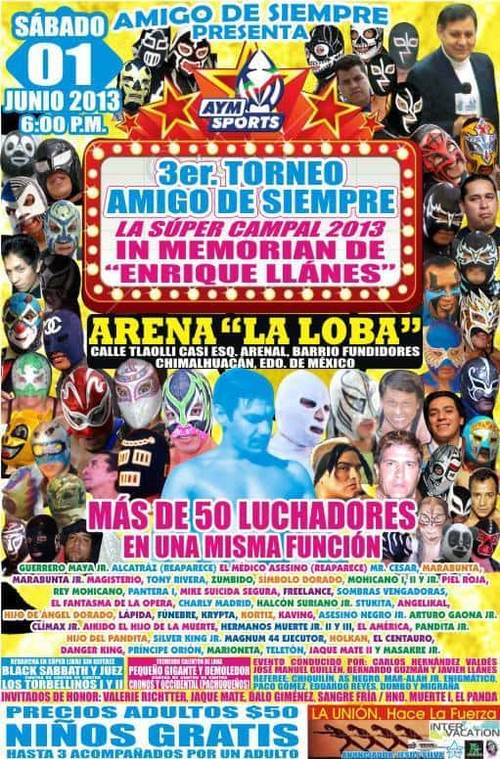 3er. Torneo Amigo de Siempre - Arena La Loba (1/6/13)