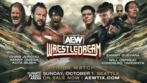 Superluchas - Un cartel de la épica revancha entre Kenny Omega y Will Ospreay en AEW WrestleDream.