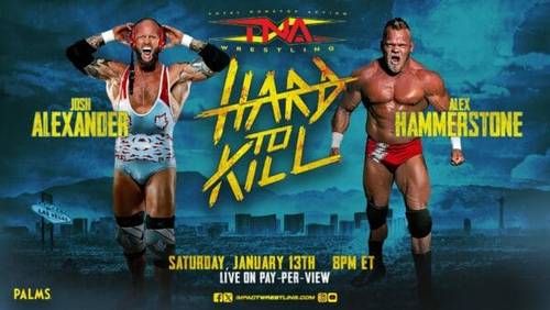 Superluchas - Alex Hammerstone y Josh Alexander se enfrentan en un ring de lucha libre en TNA Hard To Kill.
