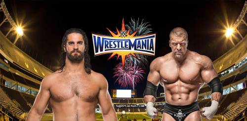 Seth Rollins vs Triple H en WWE WrestleMania 33 (02/04/2017) / SÚPER LUCHAS - SuperLuchas.com
