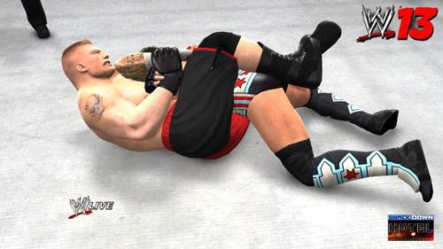 CM Punk vs Brock Lesnar en WWE 13
