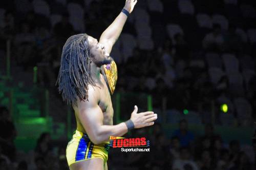 Kofi Kingston en Shanghai, China / Photo by @CruzPan – Authorized to Superluchas.net