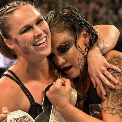 Ronda Rousey y Shayna Baszler en WWE Raw 29 05 2023 WWE