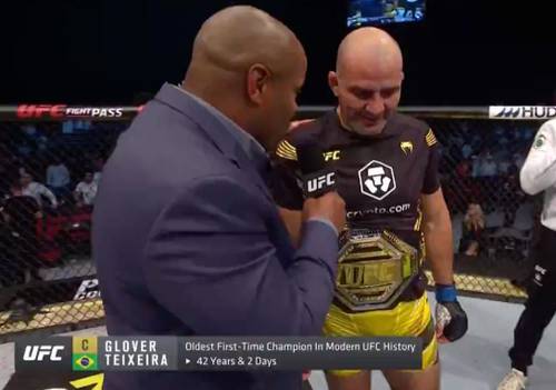 UFC 267: Glover Teixeira es el nuevo Campeón Mundial de 205 libras