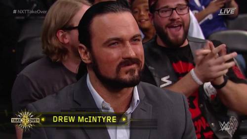 Drew McIntyre (Drew Galloway) en la audiencia de WWE NXT TakeOver: Orlando (01/04/2017) / Twitter.com/WWENXT