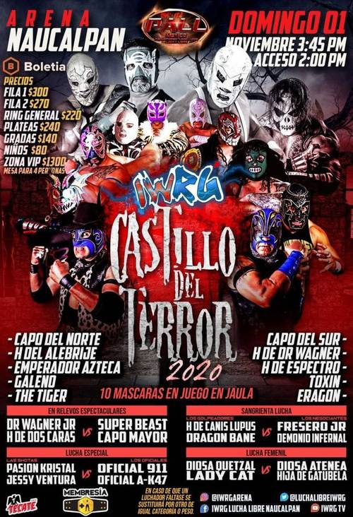 Cartel Castillo del Terror 2020