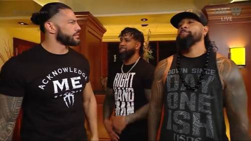 roman reigns jey uso y jimmy uso smackdown throwback