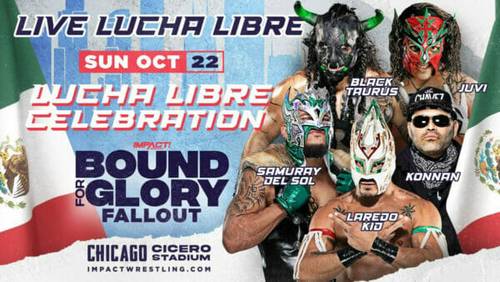 Superluchas - ¡Un cartel para el IMPACTO en vivo! Celebración de lucha libre con Konnan y una Comitiva latina.