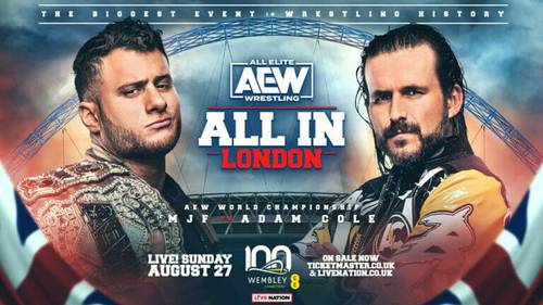 AEW All In MJF vs. Adam Cole Campeonato Mundial AEW