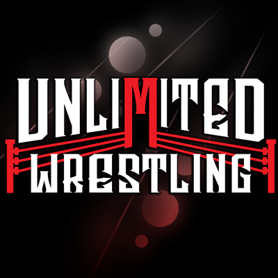 Superluchas - El logo de Resultados Unlimited Wrestling sobre un fondo negro.