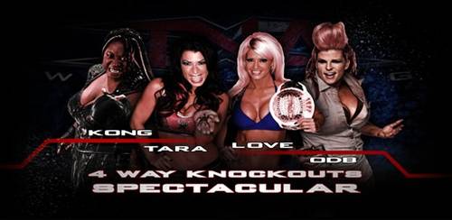 TNAwrestling.com / Angelina Love vs Tara vs Awesome Kong vs ODB