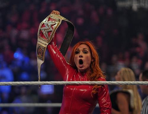 Becky Lynch como Campeona Raw