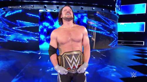 AJ Styles NUEVO WWE World Heavyweight Champion de WWE SmackDown Live en WWE Backlash 2016 (11/09/2016) / Twitter.com/WWE